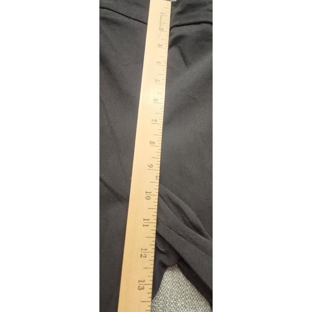 Chicos women's black pull on wide leg capri pants sz 18 stretch classic preppy - Picture 6 of 15